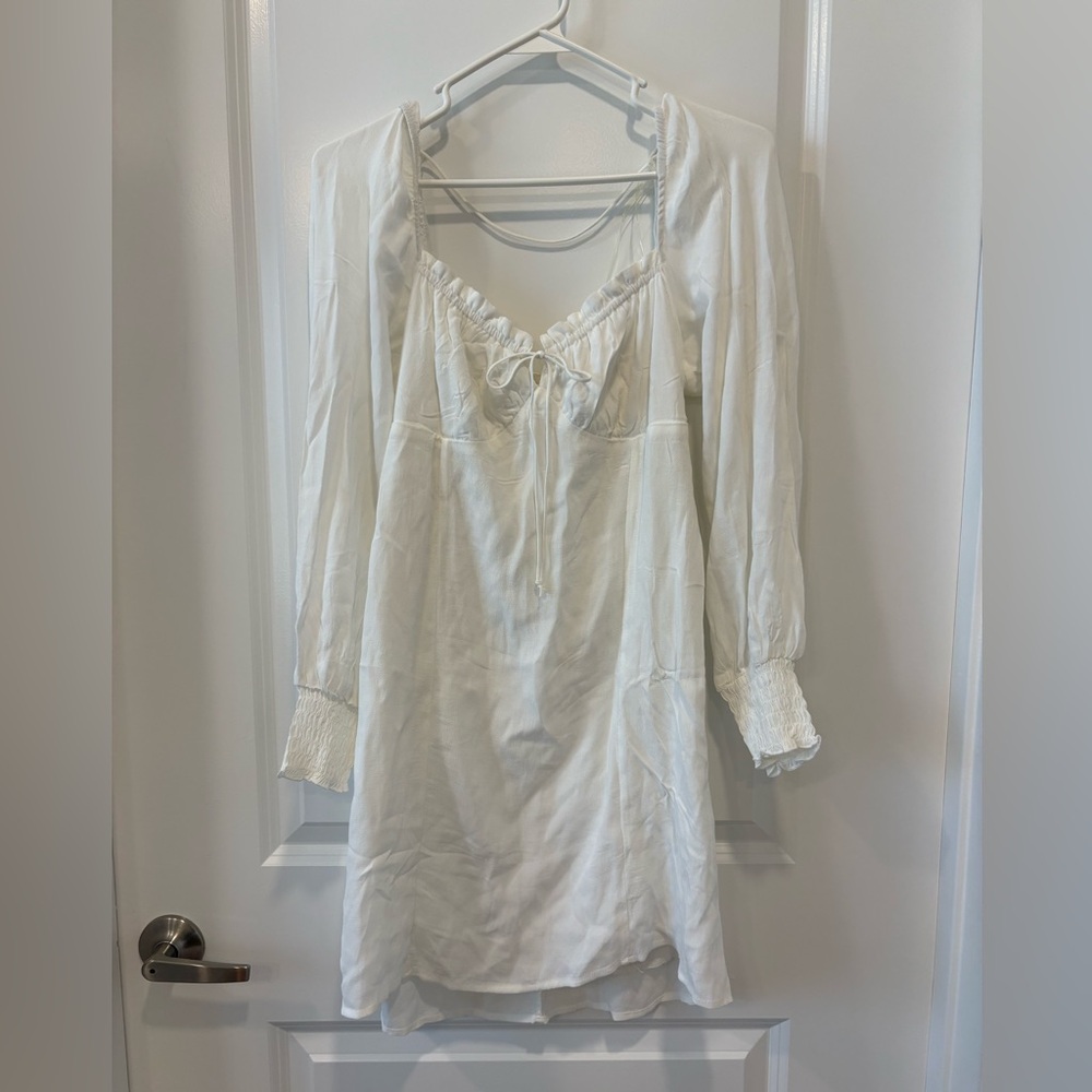 Boho White Women's Dress